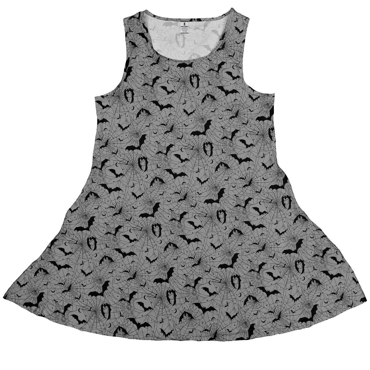 Web Bats Light Sleeveless Dress front