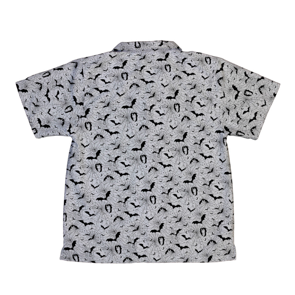 Web Bats Light Youth Hawaiian Shirt Back
