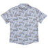 Whimsical Winter Reads Button Up Shirt Flat Front