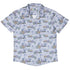 Whimsical Winter Reads Button Up Shirt Hawaiian Front