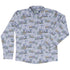 Whimsical Winter Reads Long Sleeve Button Up Shirt front