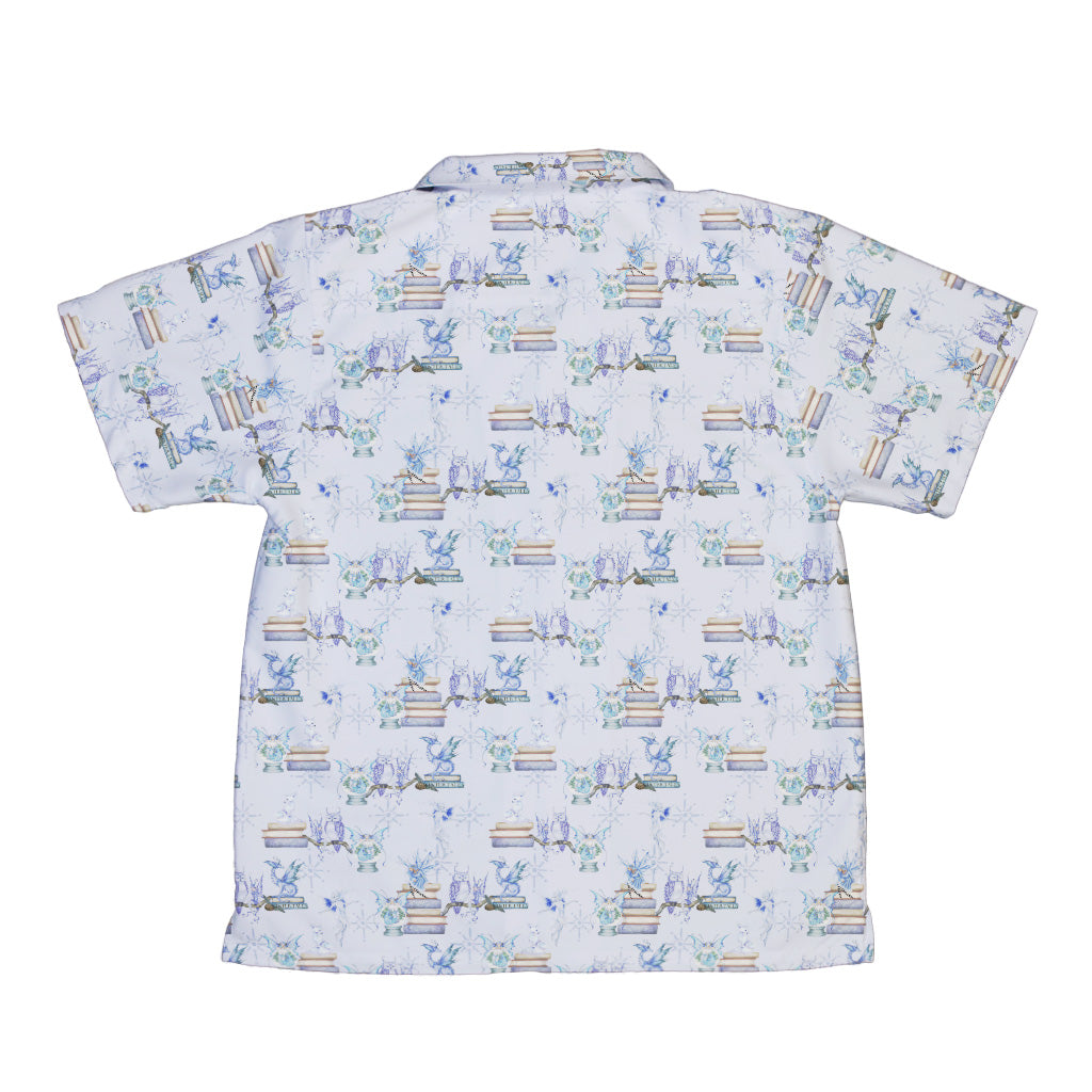 Whimsical Winter Reads Youth Hawaiian Shirt Back