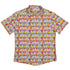 White Bunnies In Love Button Up Shirt Flat Front