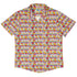 White Bunnies In Love Button Up Shirt Hawaiian Front