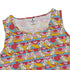 White Bunnies In Love Sleeveless Dress close front