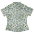 Wild Blueberry Sprigs Curvy Button Up Shirt womens back