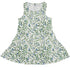 Wild Blueberry Sprigs Sleeveless Dress front