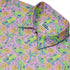 Wildfang Flora Pink Button Up Shirt Geek Nerd adult sizing animal patterns botany print