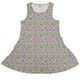 Wildfang Flora Pink Dress Geek Nerd animal patterns botany print Design by Julie Kitzes