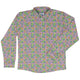 Wildfang Flora Pink Long Sleeve Button Up Shirt Geek Nerd adult sizing animal patterns botany print