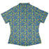 Wildfang Flora Blue Curvy Button Up Shirt Geek Nerd animal patterns botany print Design by Julie Kitzes