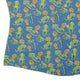 Wildfang Flora Blue Curvy Button Up Shirt Geek Nerd animal patterns botany print Design by Julie Kitzes
