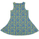 Wildfang Flora Blue Dress Geek Nerd animal patterns botany print Design by Julie Kitzes
