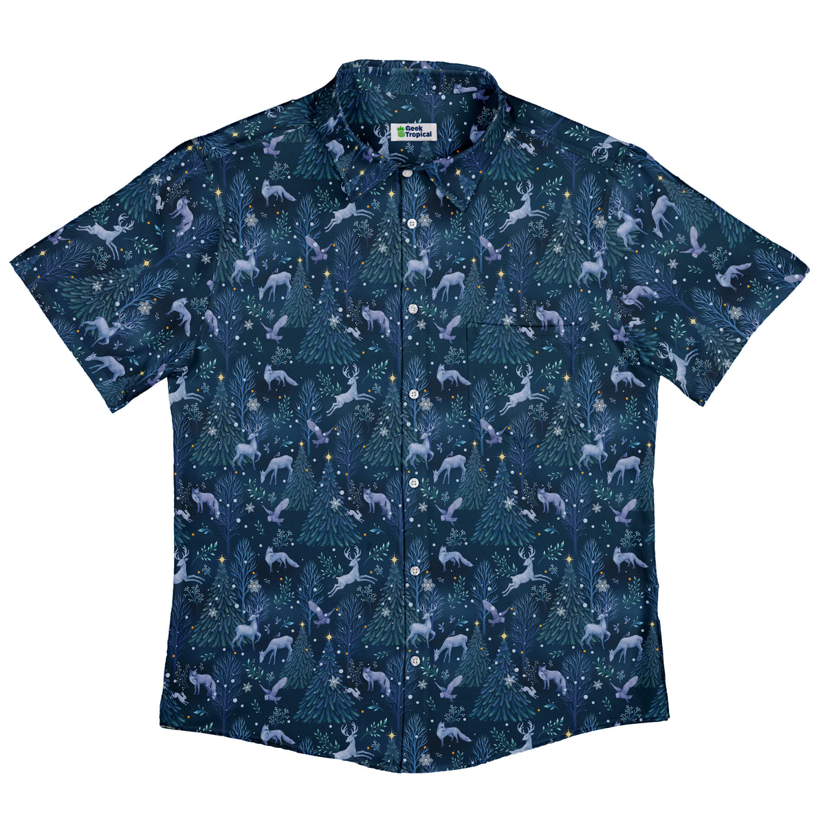 Winterwood Wanderers Button Up Shirt Flat Front