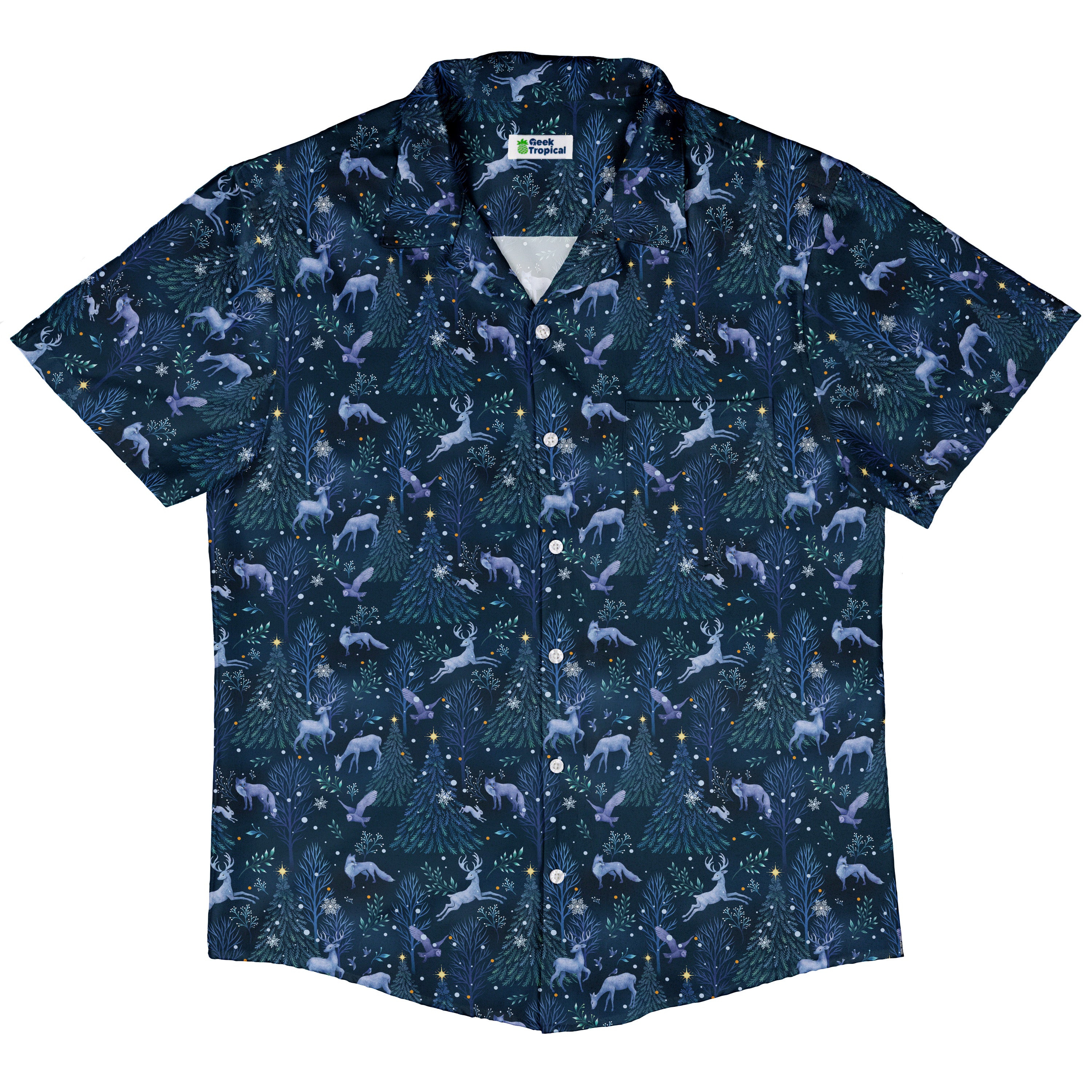 Winterwood Wanderers Button Up Shirt Hawaiian Front