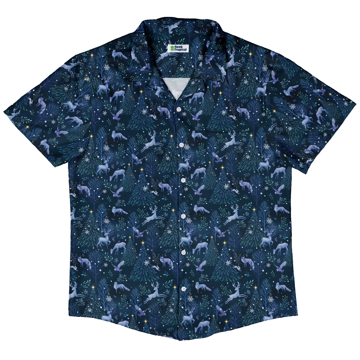 Winterwood Wanderers Button Up Shirt Hawaiian Front