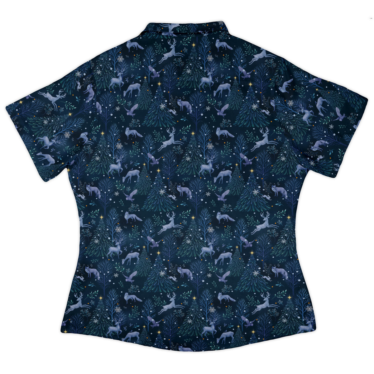 Winterwood Wanderers Curvy Button Up Shirt womens back