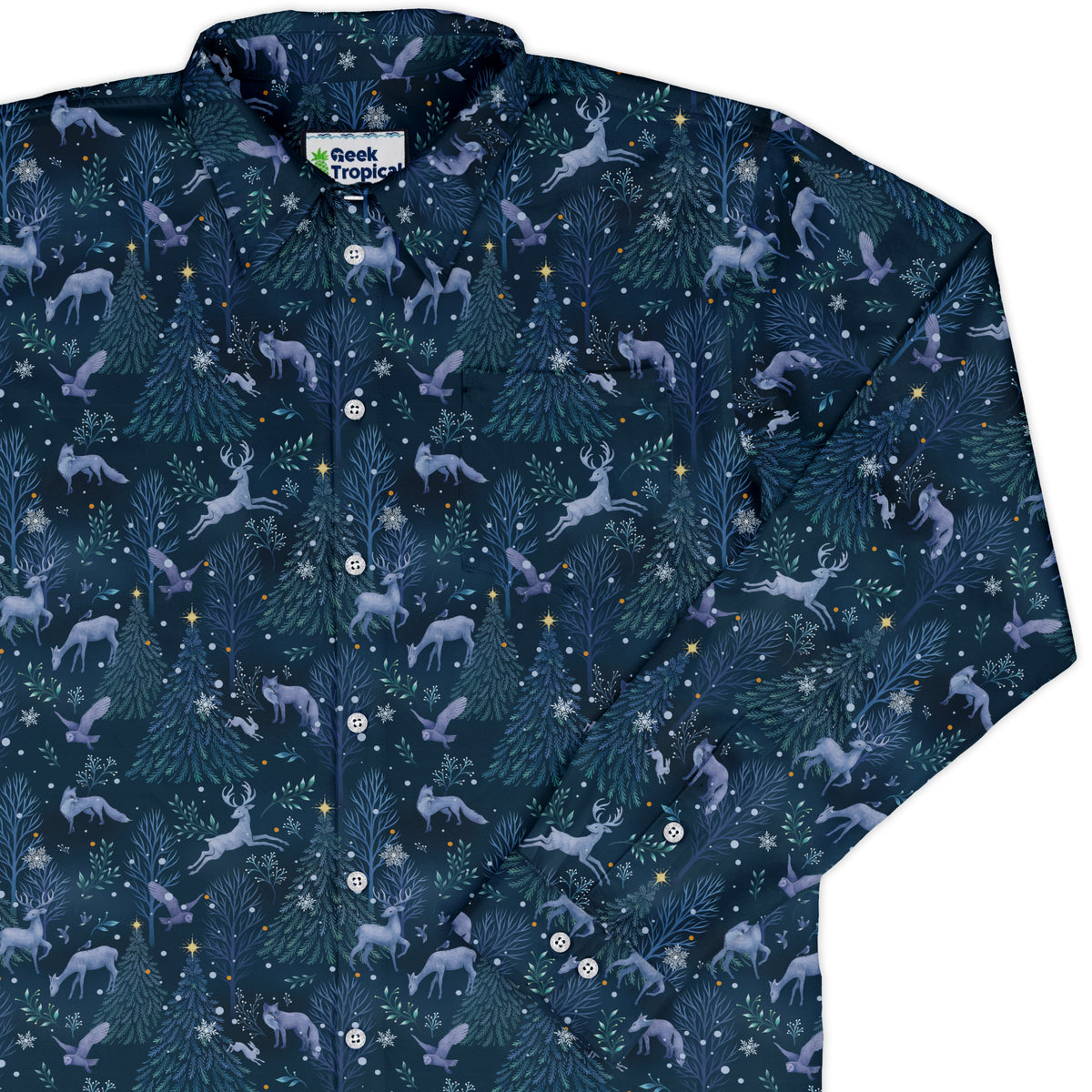 Winterwood Wanderers Long Sleeve Button Up Shirt cover
