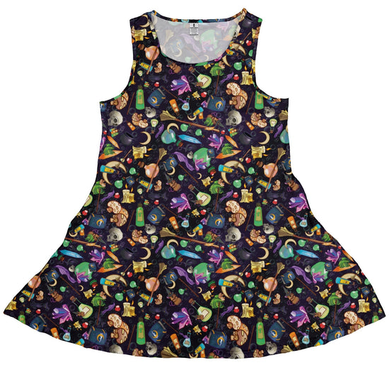 Witches Potion Brew Dress Geek Nerd Fantasy Prints lx - C Maximalist Patterns