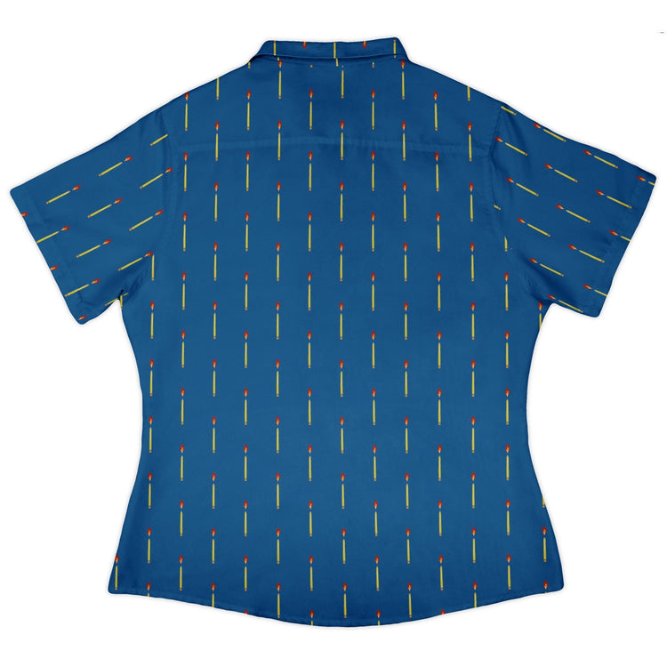 Writer Fuel Curvy Button Up Shirt Geek Nerd book prints Design by Zirkus Design q225