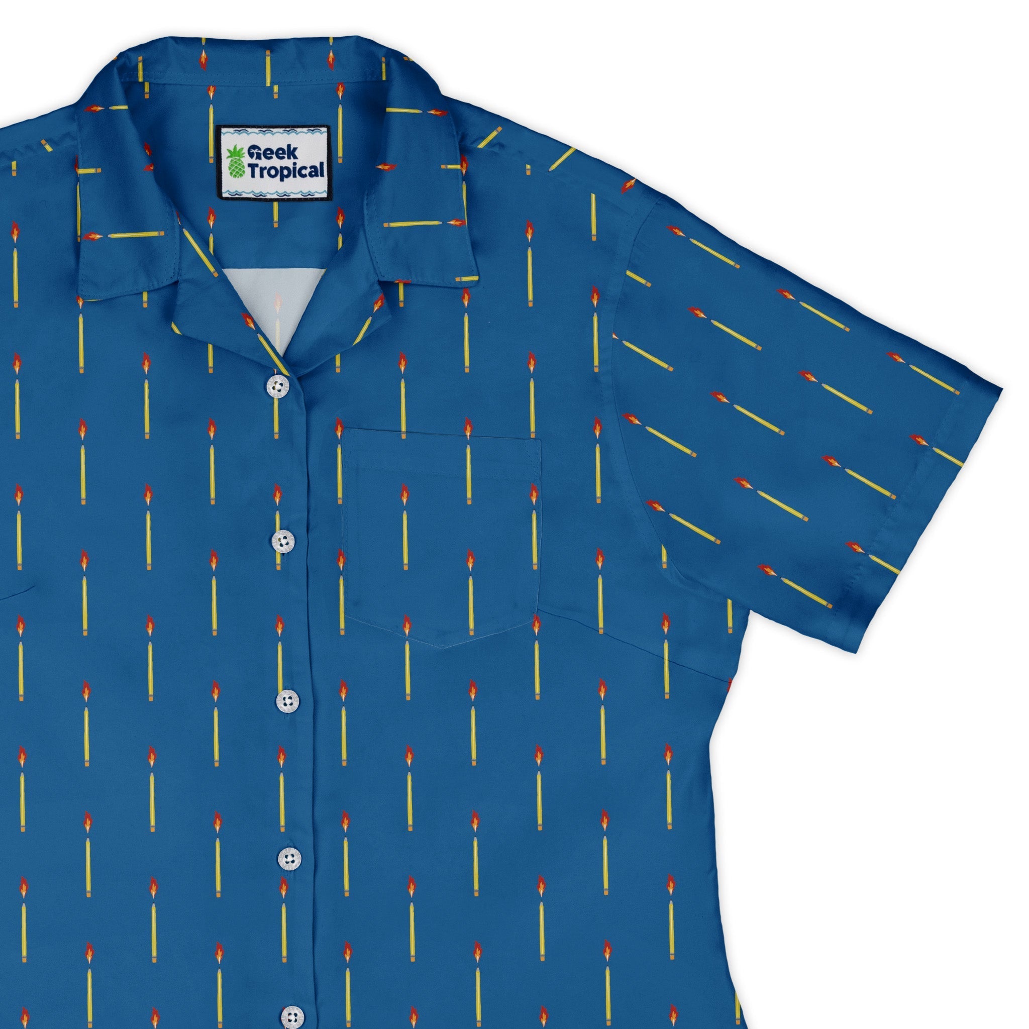 Clearance Ready - to - Ship Writer Fuel Curvy Button Up Shirt Geek Nerd book prints Clearance Design by Zirkus Design
