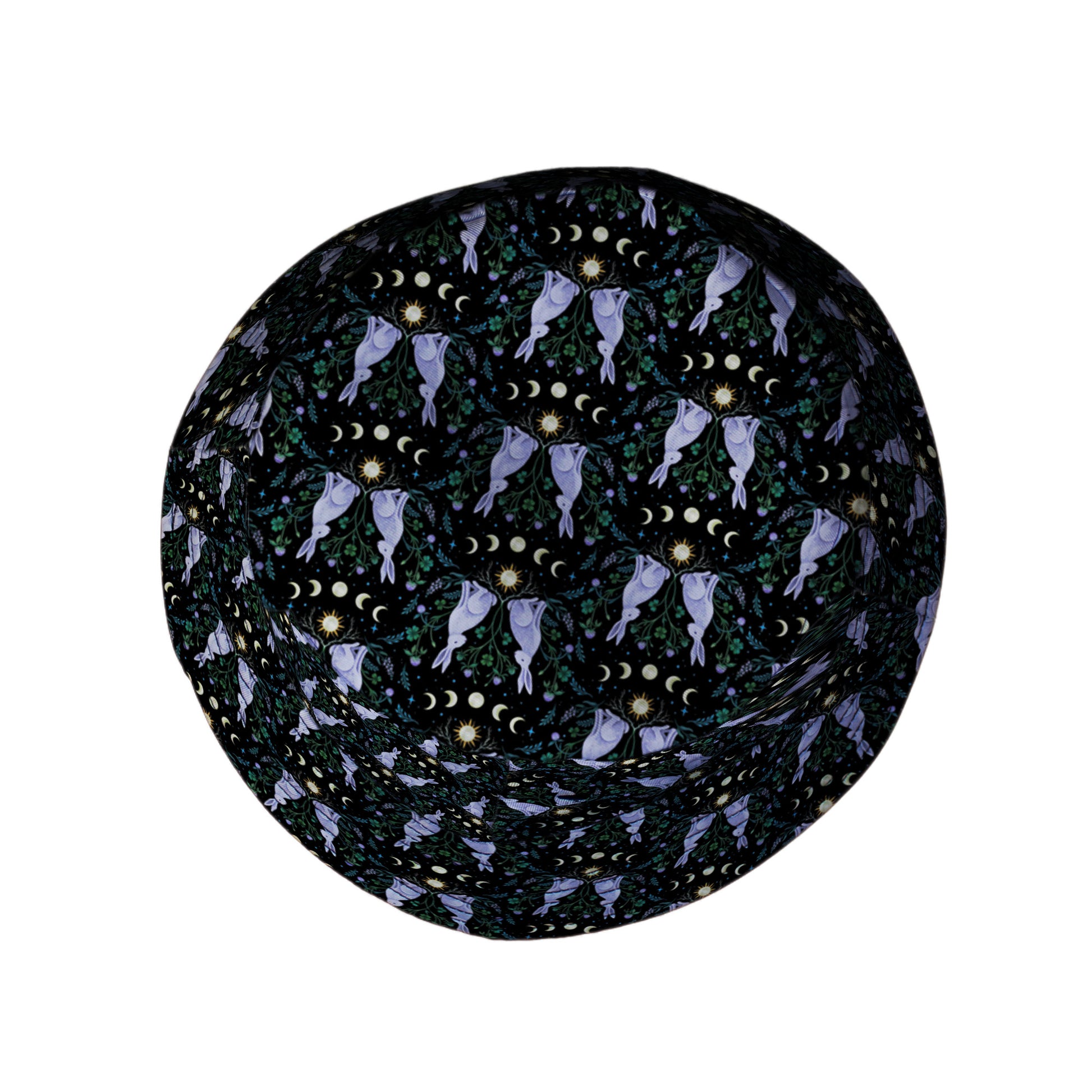 Year of the Rabbit Bucket Hat Top View