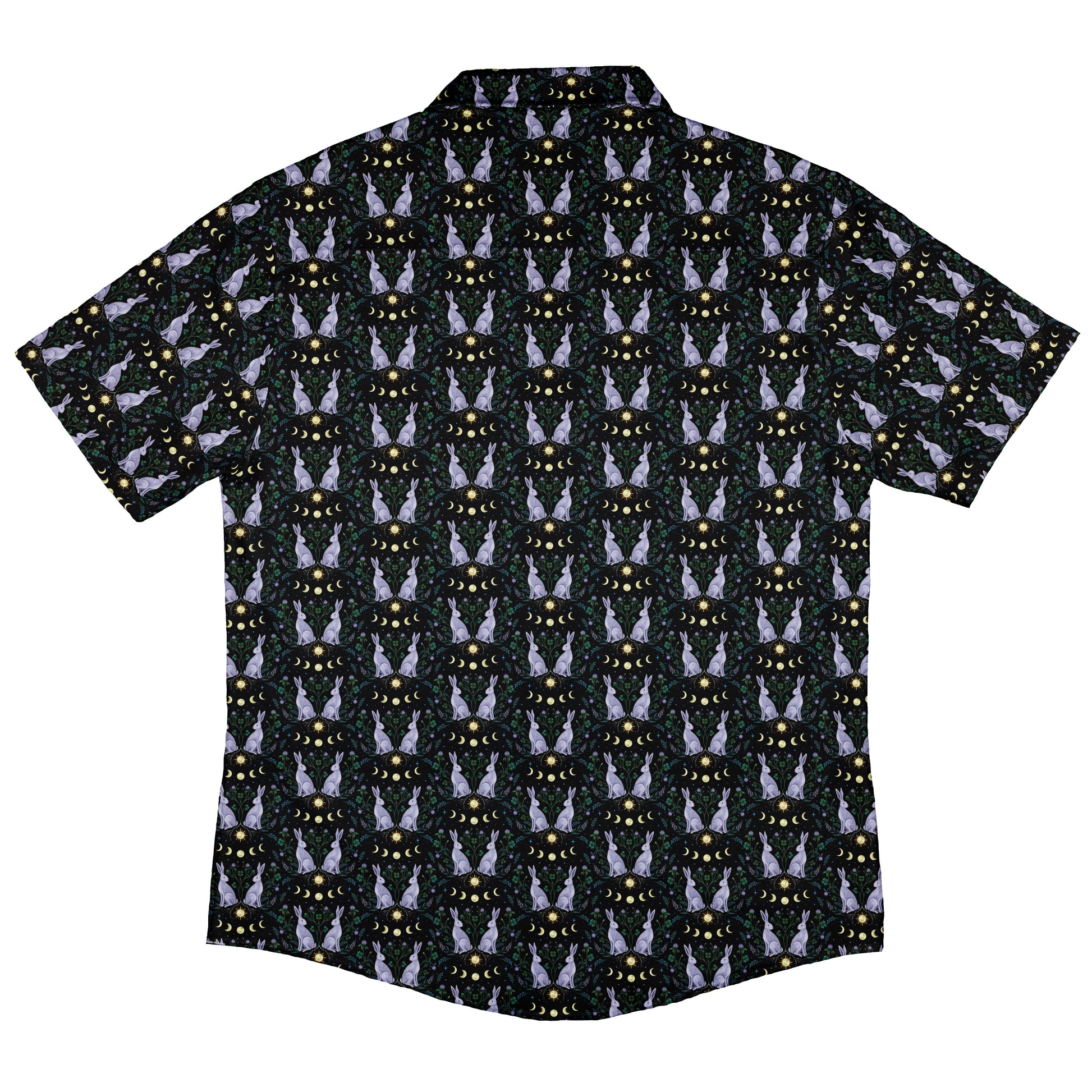 Year of the Rabbit Button Up Shirt Back