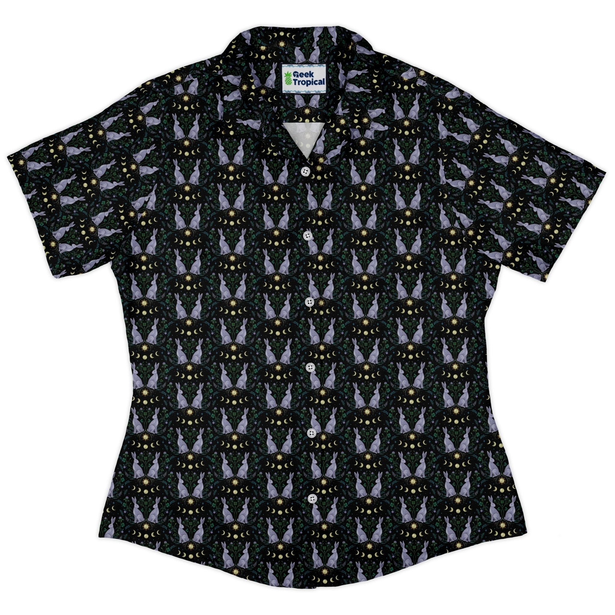 Year of the Rabbit Curvy Button Up Shirt 2