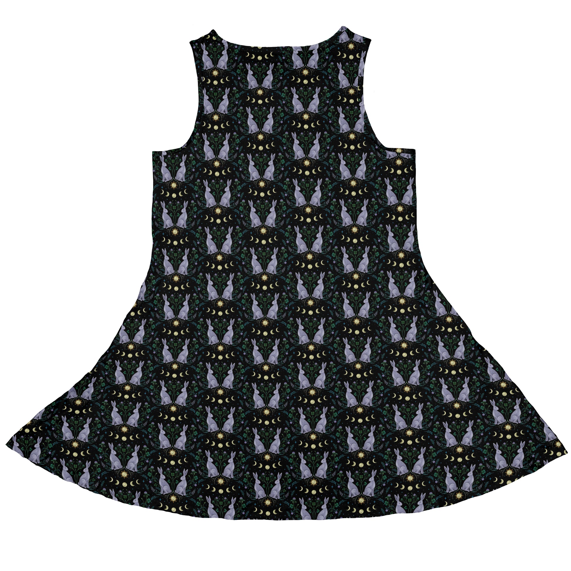 Year of the Rabbit Sleeveless Dress back