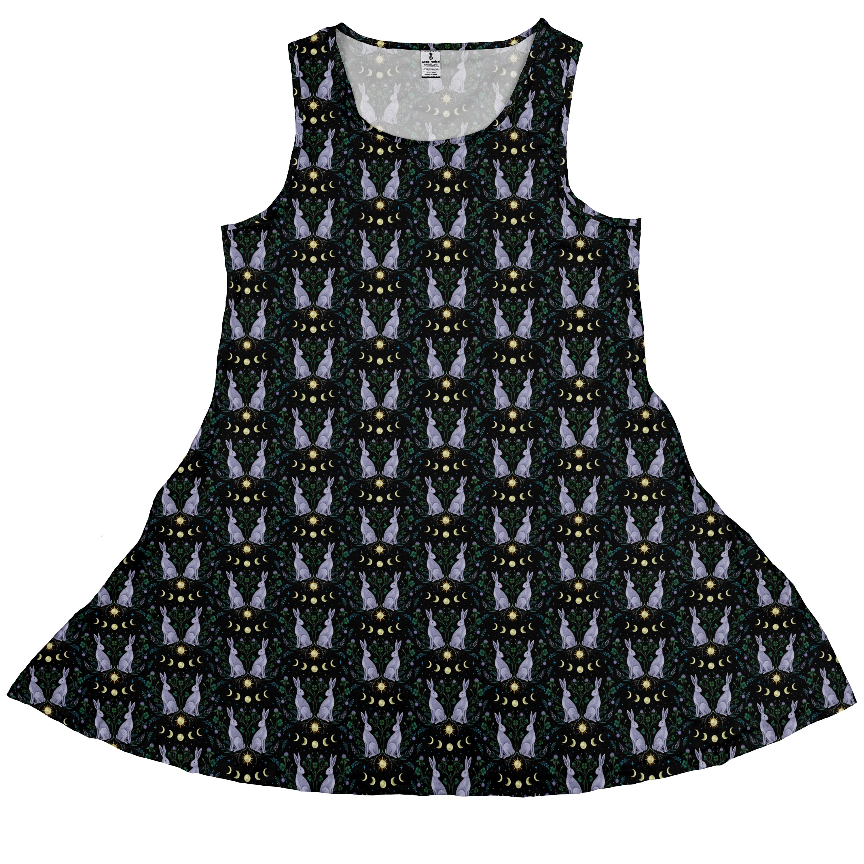 Year of the Rabbit Sleeveless Dress front