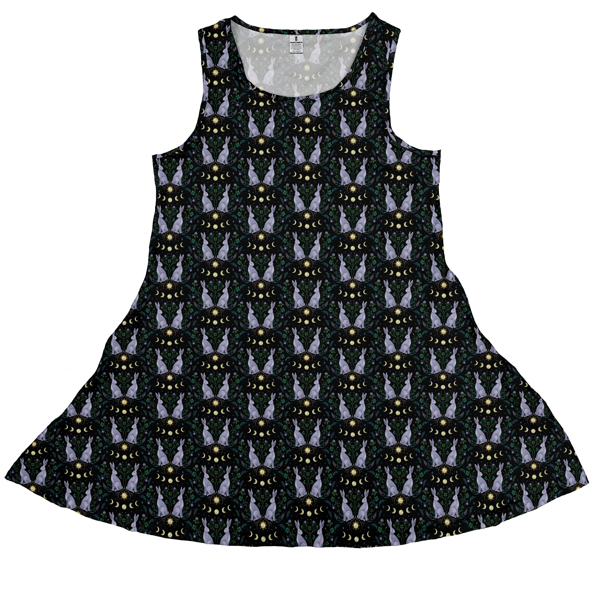 Year of the Rabbit Sleeveless Dress front