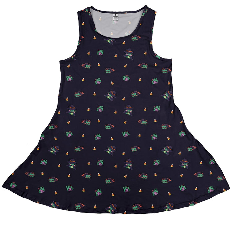 Zombie Frogs Dress Geek Nerd Design by Ardi Tong halloween lx - C
