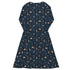 Space Retro Arcade Long Sleeve Midi Dress 8