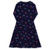 Cute Sea Slugs Long Sleeve Midi Dress 8
