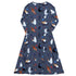 Video Game Cats Light Long Sleeve Midi Dress 8