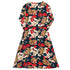 Modern Koi Long Sleeve Midi Dress 8
