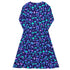 Psychedelic Mushrooms Long Sleeve Midi Dress 8