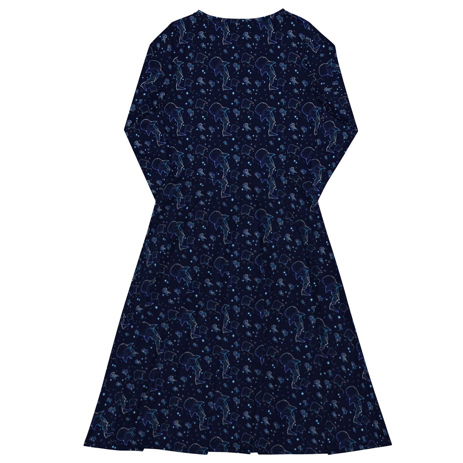 Ocean Giants Long Sleeve Midi Dress 8