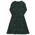 Tropical Dnd Dice Long Sleeve Midi Dress 8