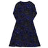 Math And Physics Space Long Sleeve Midi Dress 8