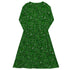 Mad Science Lab Green Long Sleeve Midi Dress 8