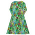 Green Dragon Encounter Dnd Long Sleeve Midi Dress 8
