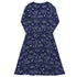 Star Cats Long Sleeve Midi Dress 8