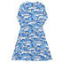 Surfer Bunnies Anime Long Sleeve Midi Dress 8