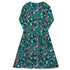 Mahjong Tiles Pond Anime Long Sleeve Midi Dress 8