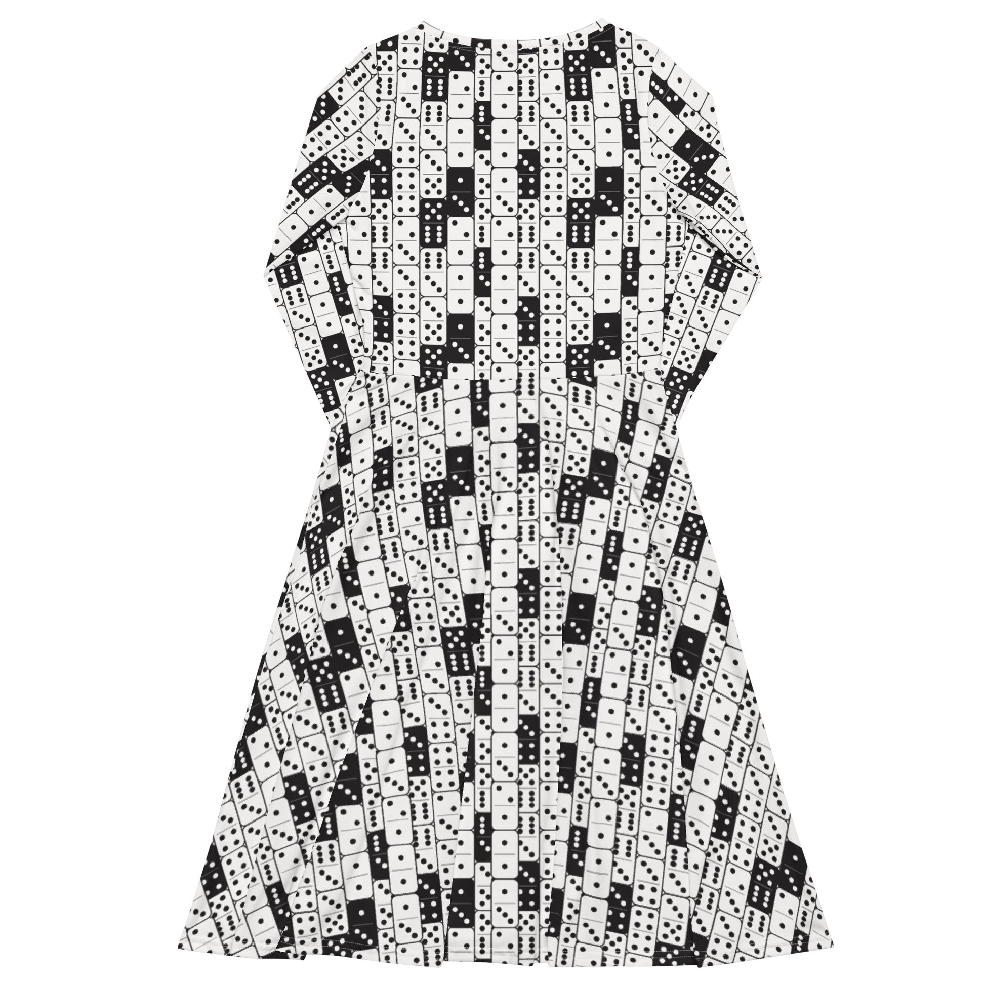 Dominos Long Sleeve Midi Dress 8