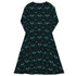 Episodic Mystical Butterfly Long Sleeve Midi Dress 8
