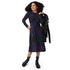 Beautiful Nebula Outer Space Long Sleeve Midi Dress 4