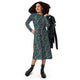 Nerdy Dnd Adventure Long Sleeve Midi Dress