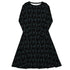 Floppy Disk Long Sleeve Midi Dress 1